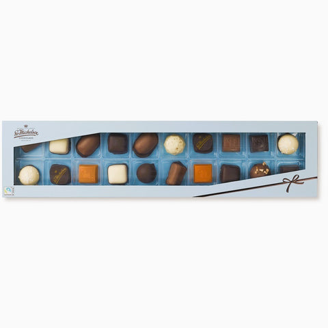 Ask med 20 chokladbitar