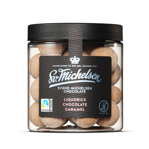 Lakrits med caramel choklad