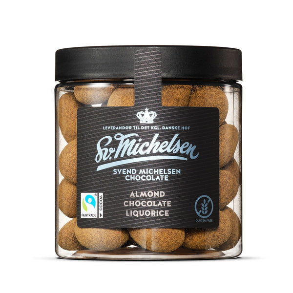 Mandel med choklad og lakrits