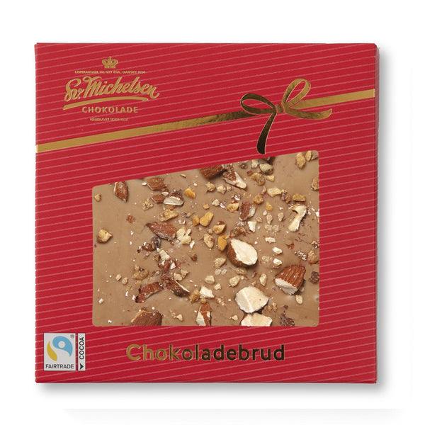 Julchokladkaka med caramel choklad och nötter