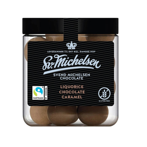 Lakrits med caramel choklad