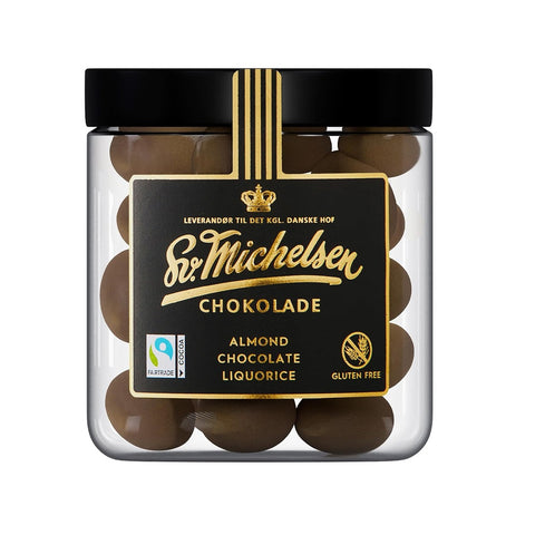 Mandel med choklad og lakrits