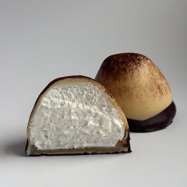 4 stora grädbullar - vita